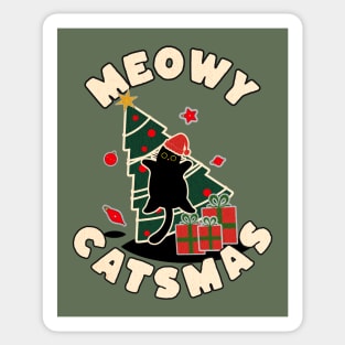 Meowy Catsmas! Sticker